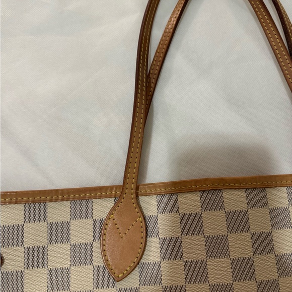 Louis Vuitton Authentic Damier Azure in Rose Ballerine Neverfull GM - Picture 10 of 13
